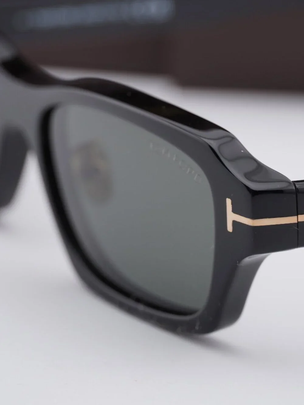 Tom Ford FT1351-D 01A Rectangle Sunglasses - Shiny Black/Smoke